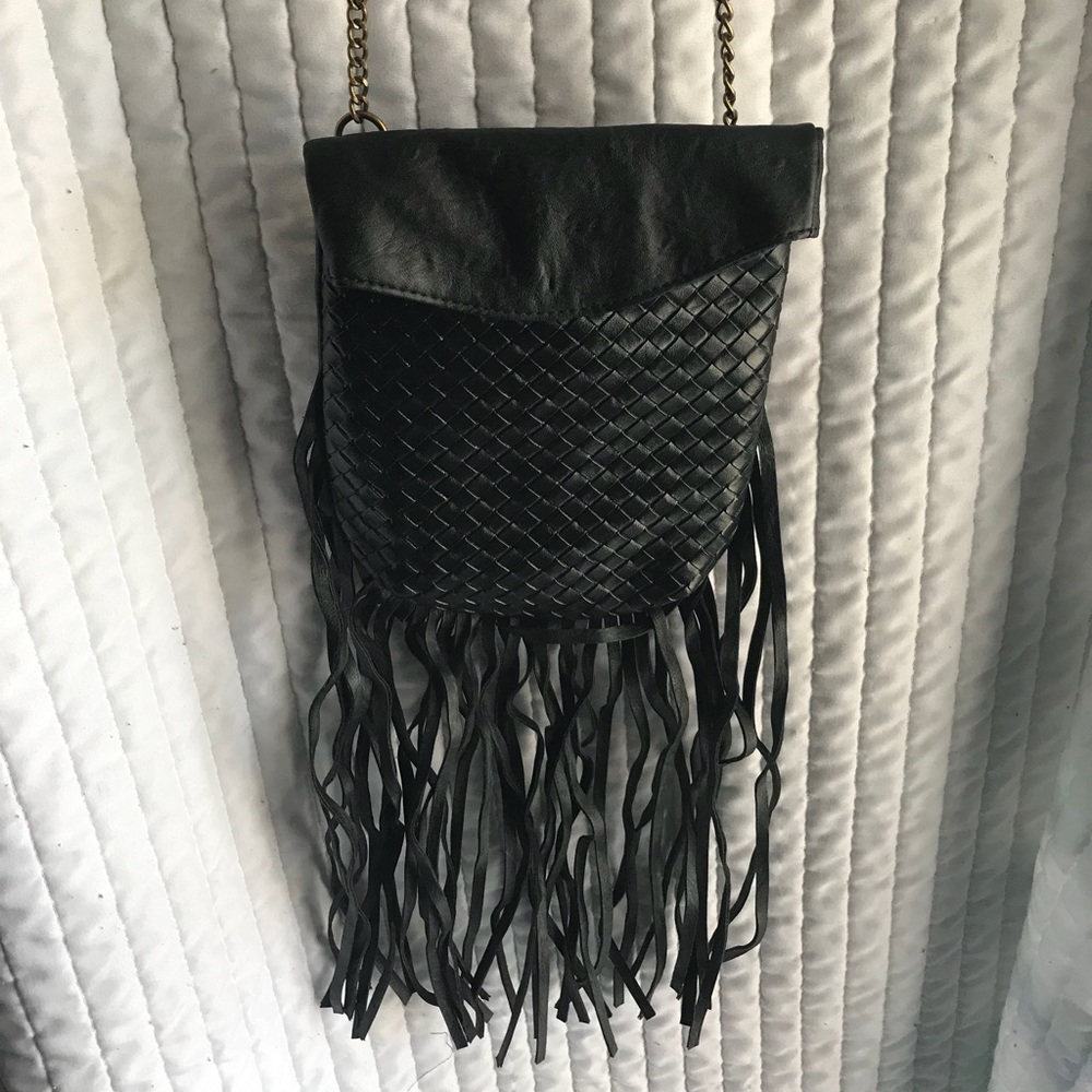 Genuine leather crossbody bag